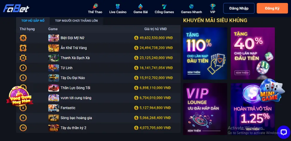 Hướng dẫn chơi slot game tại 99vz trang chủ